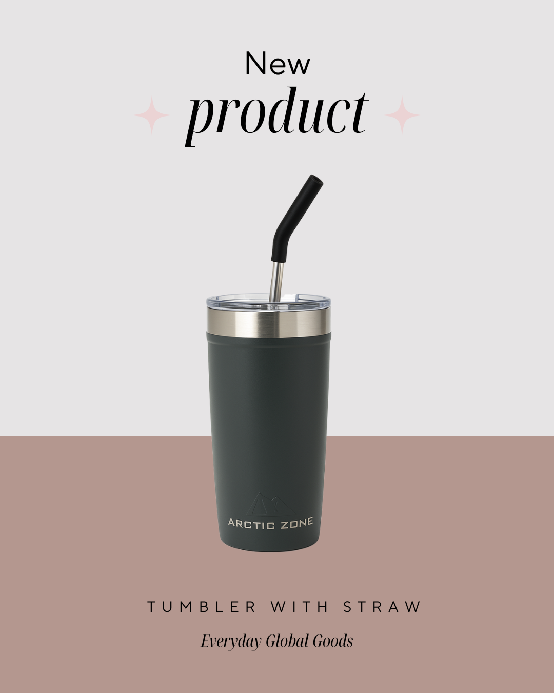 Arctic Zone Titan Tumbler with straw