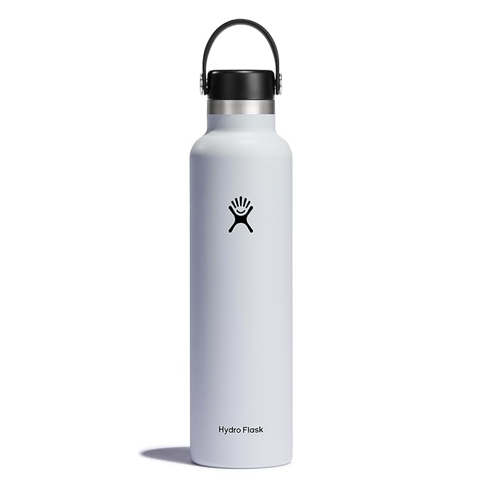 Hydro Flask Standard Mouth Water Bottle, 24 oz, White