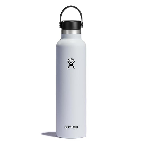 Hydro Flask Standard Mouth Water Bottle, 24 oz, White