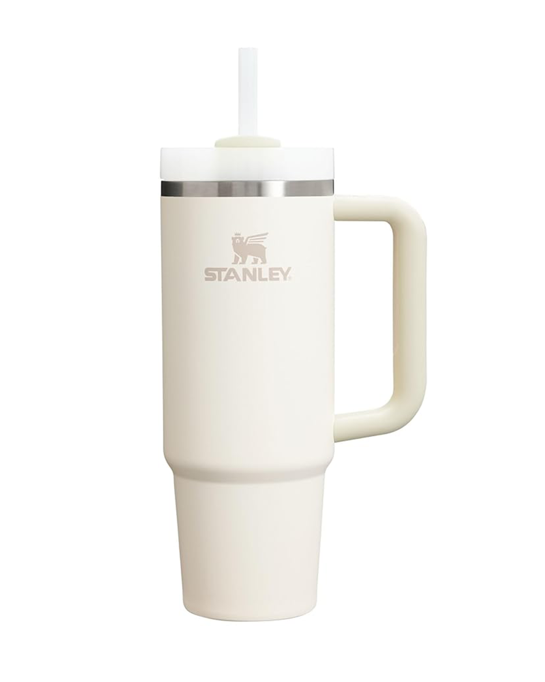 Stanley Quencher H2.0 Tumbler with Lid and Straw, 30 oz, Cream